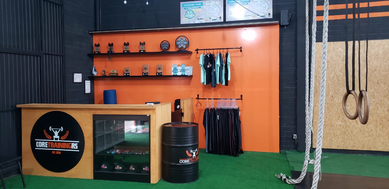 A Core Training agora esta de frente e interno reformulado para um melhor ambiente de treino.